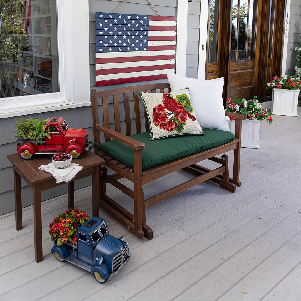 Classic American Flag Wooden Wall Art