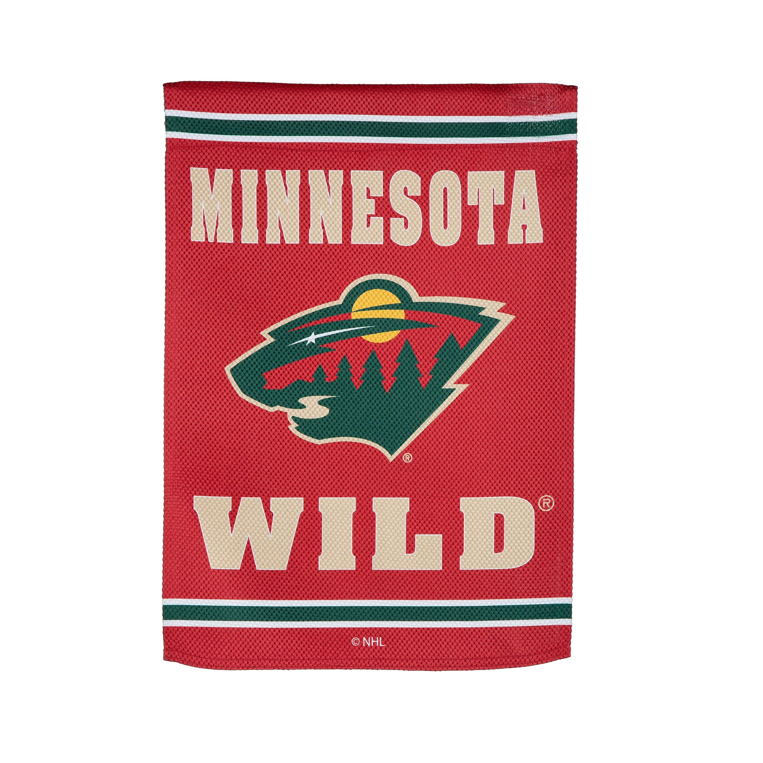 Embossed Suede Flag, GDN Size, Minnesota Wild