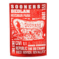 Double-Sided Fan Rules College Team Pride Sueded House Flag, Univ of Oklahoma