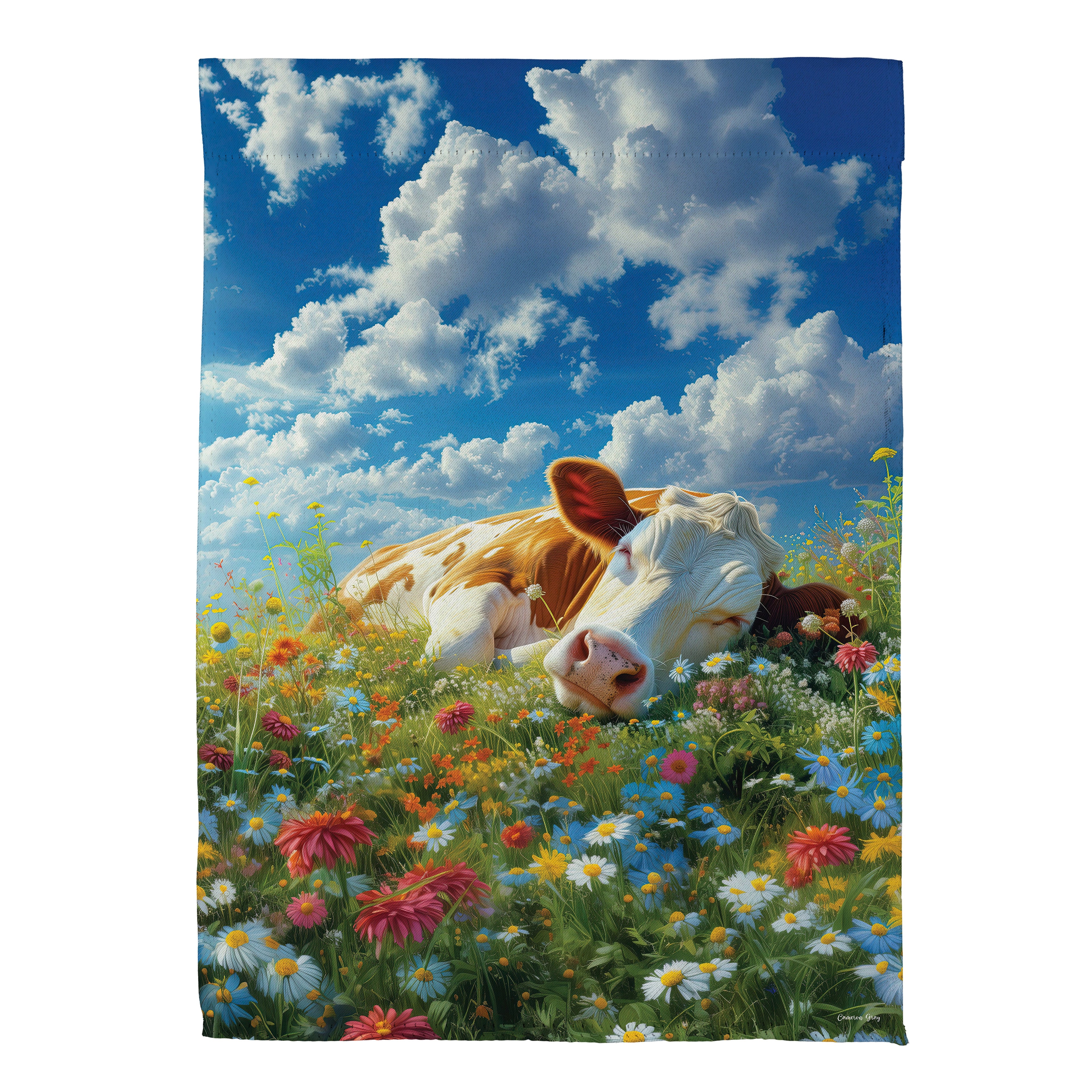 Summer Rest Suede House Flag