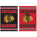 Chicago Blackhawks Embossed Suede House Flag