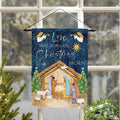 Love Was Born Suede Garden Flag