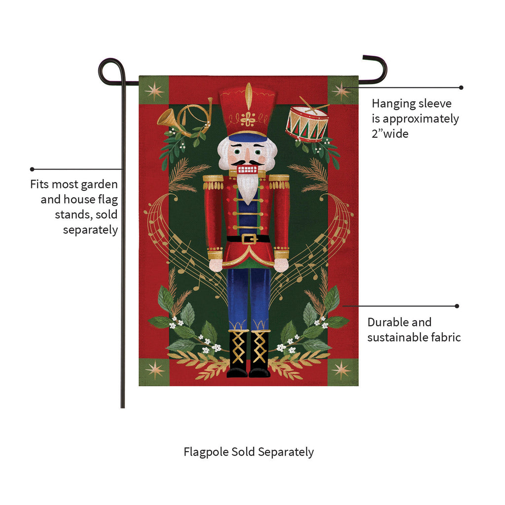 Joyful Traditions Double Sided Burlap Garden  Flag