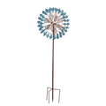 75"H Wind Spinner, Copper and Verdigris