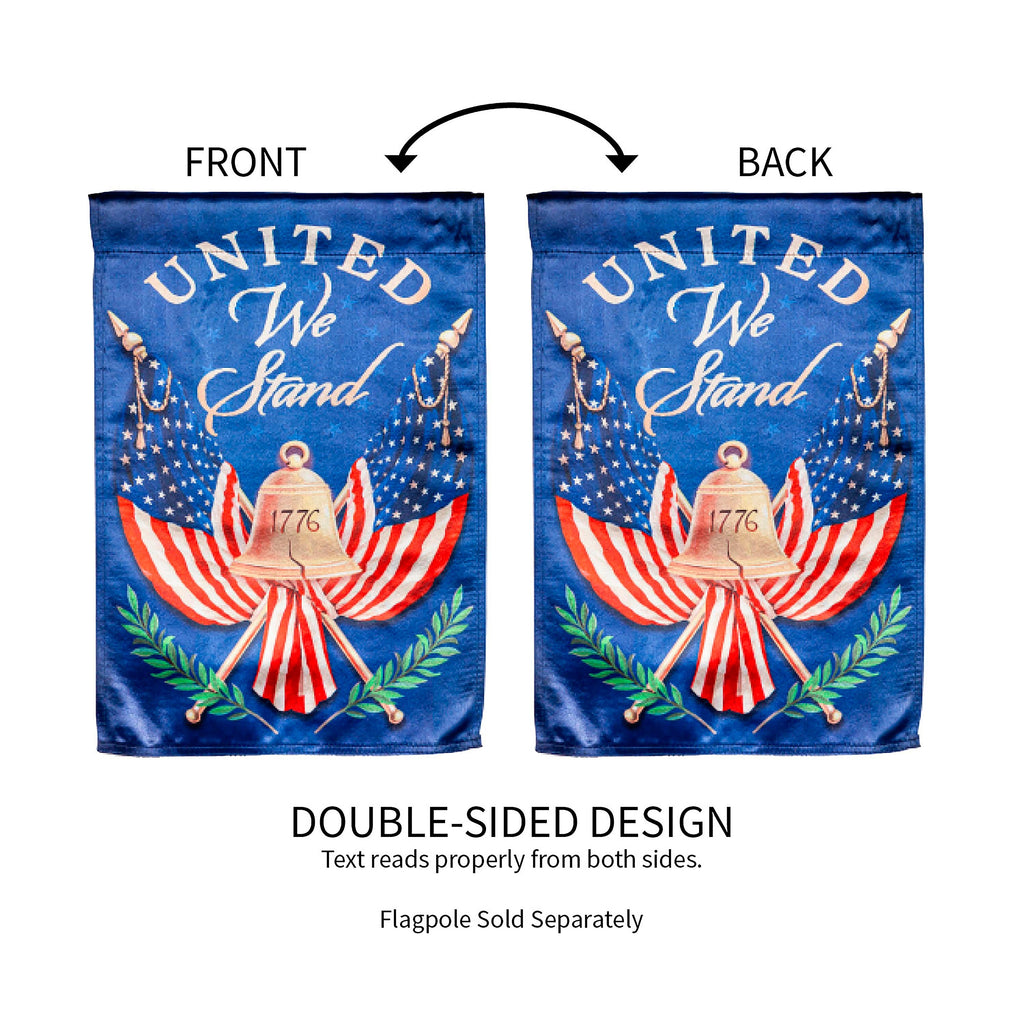 United We Stand Garden Lustre Flag