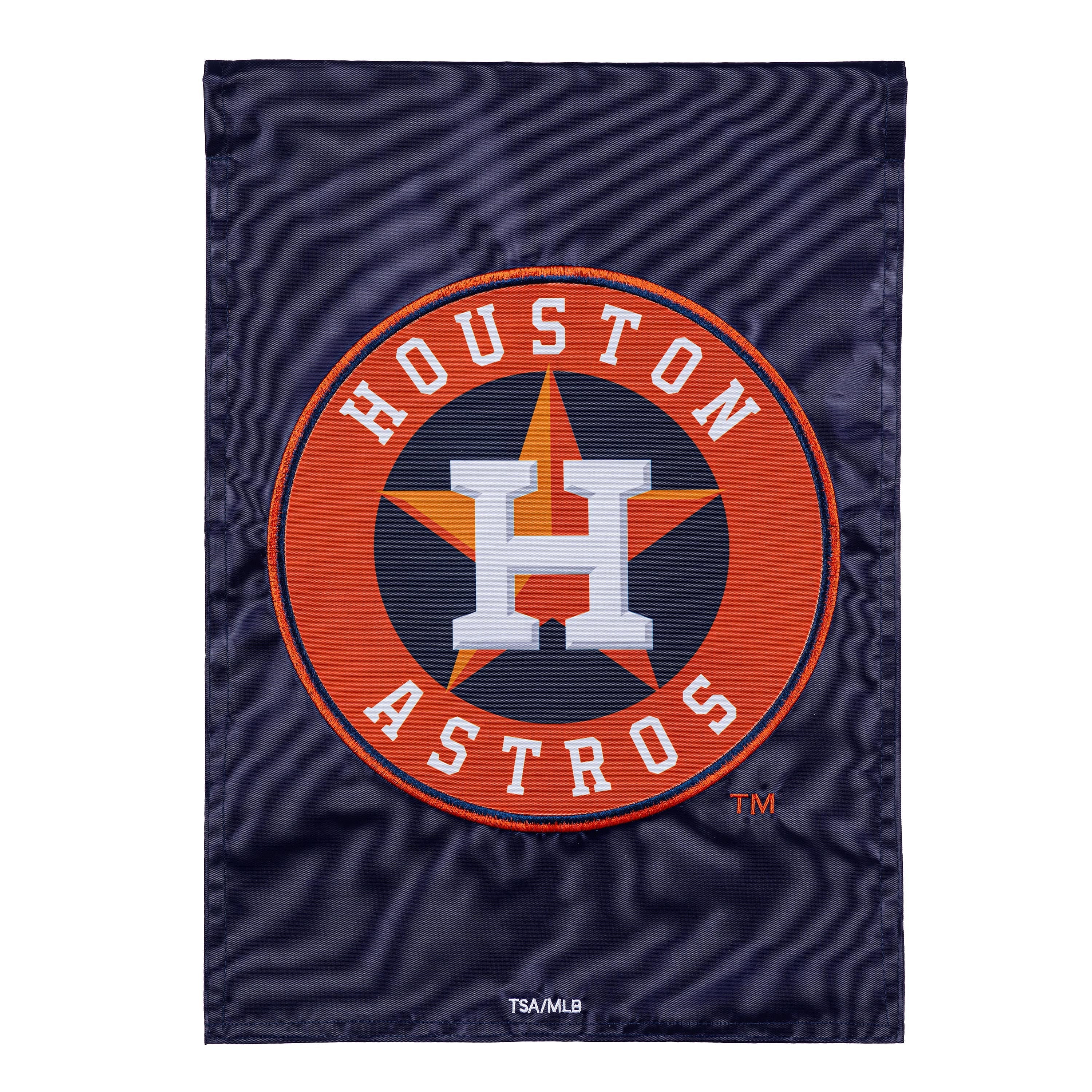 Houston Astros Appliqué Garden Flag