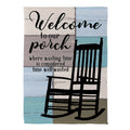 Porch Time Suede House Flag