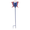 American Flag Spinning Winged Garden Stake, Butterfly