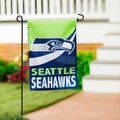 Flag, DS Burlap, Garden, Seattle Seahawks