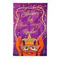 Let the Good Times Roll Applique House Flag