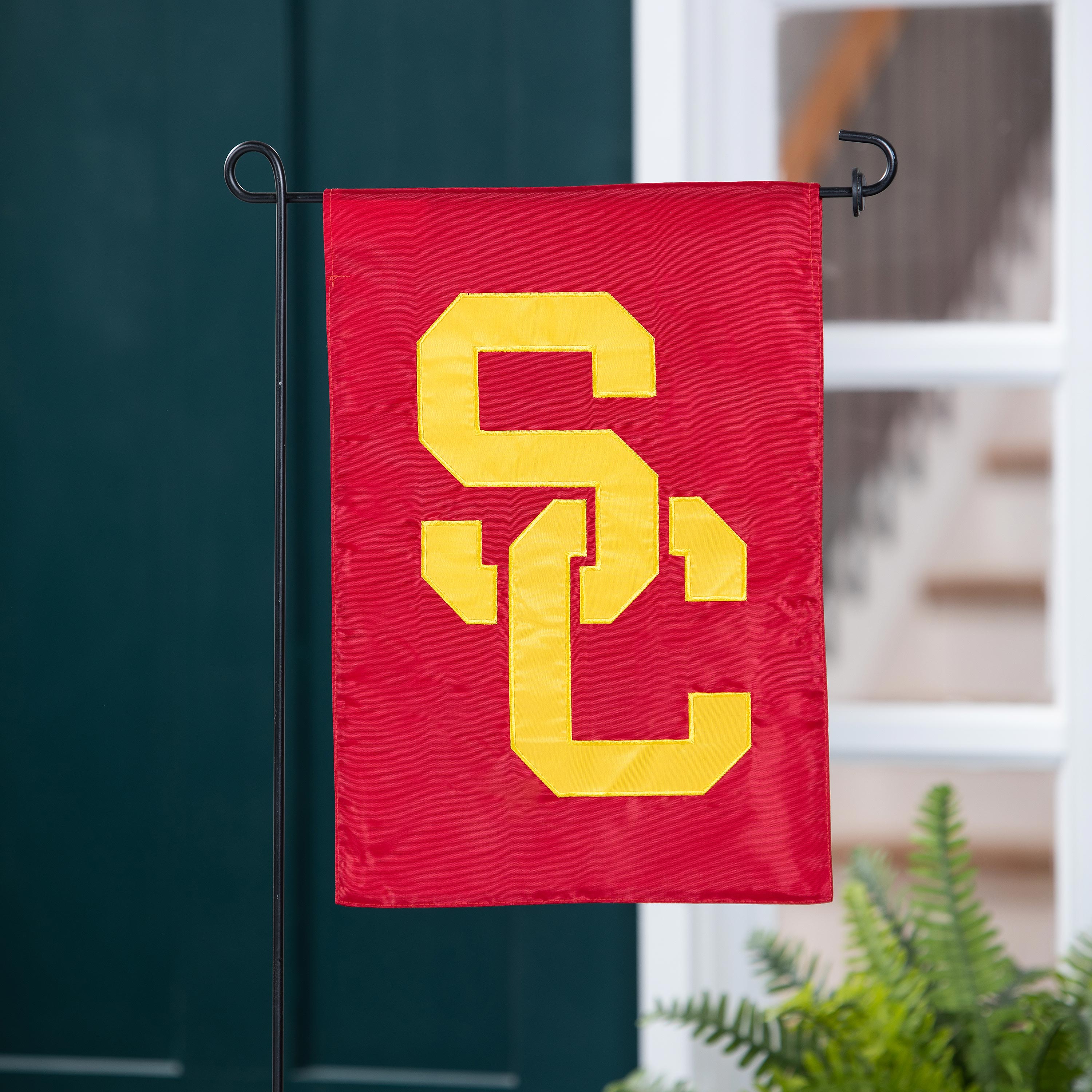 University of Southern California Applique Garden Flag