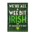 Wee Bit Irish Burlap Garden Flag