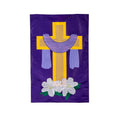 Easter Cross Basic Applique House Flag
