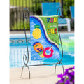 Fun in the Sun Pool Day Applique Garden Flag