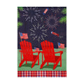 Patriotic Picnic Adirondacks Garden