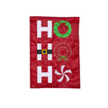 Ho Ho Ho Basic Applique Garden Flag