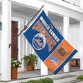 New York Mets Single Sided Flag w/ 2 Grommets, 3'x5' Multi Win Flag