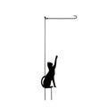 Cat Garden Flag Stand, KD