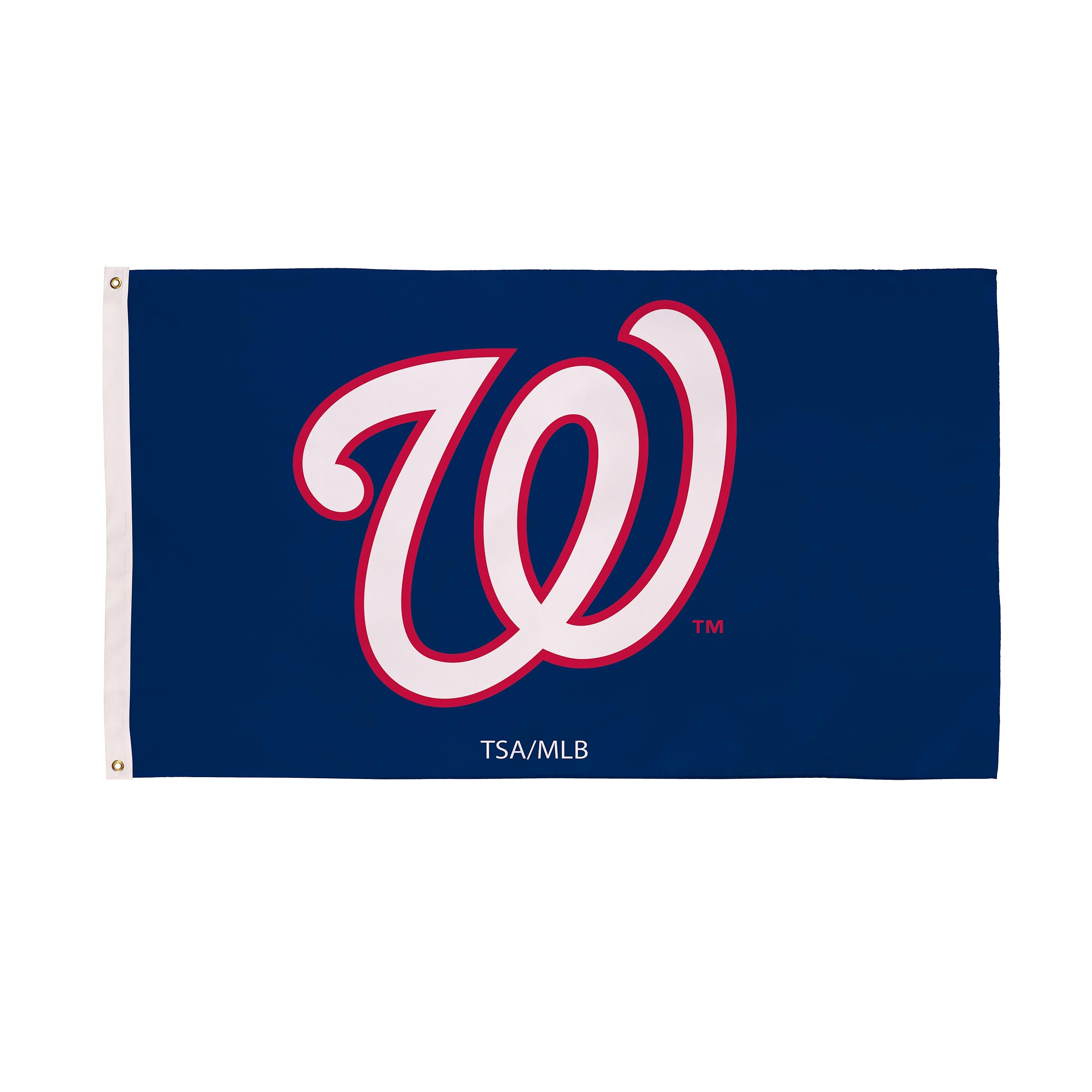 Washington Nationals Single Sided Flag w/ 2 Grommets 3'x5'