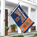 Detroit Tigers Single Sided Flag w/ 2 Grommets, 3'x5' Multi Win Flag