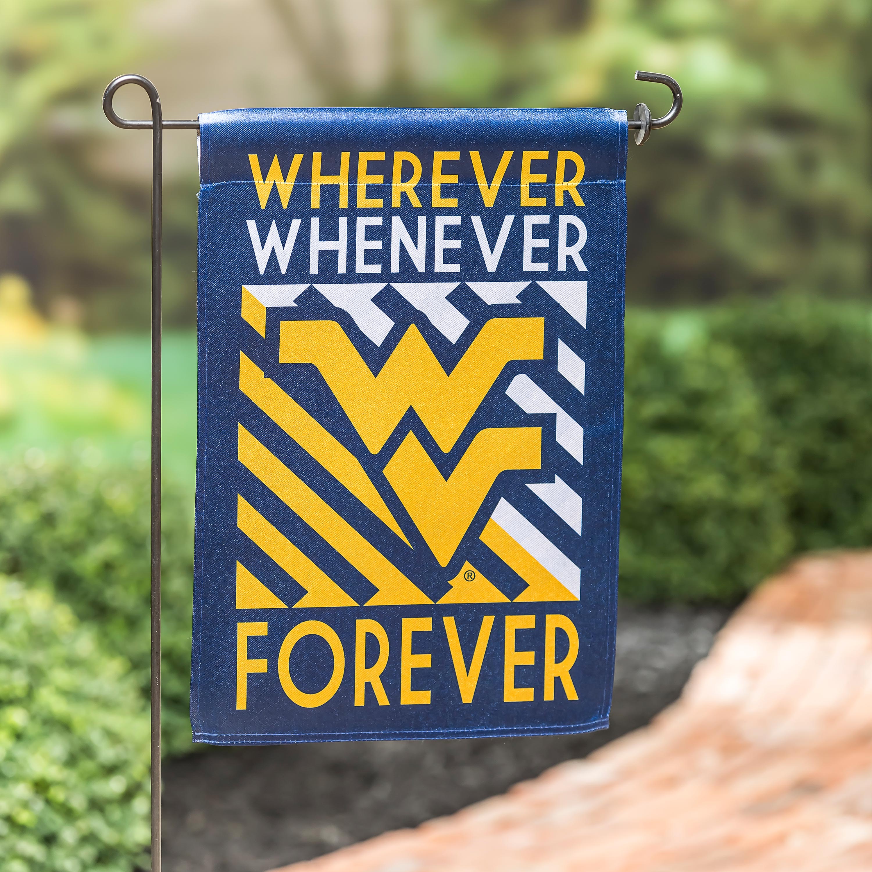 West Virginia University WWF Fan Garden Flag