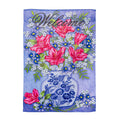 Early Azaleas Suede Garden Flag