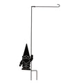 Gnome Laser Cut Garden Flag Stand