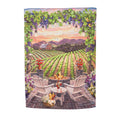 Beautiful Mountain View Suede Garden Flag