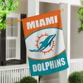Miami Dolphins Suede Flag, House