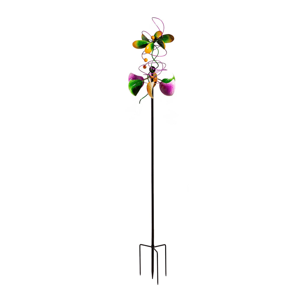 Metal Wind Spinner, Silly Spiral, 75"H