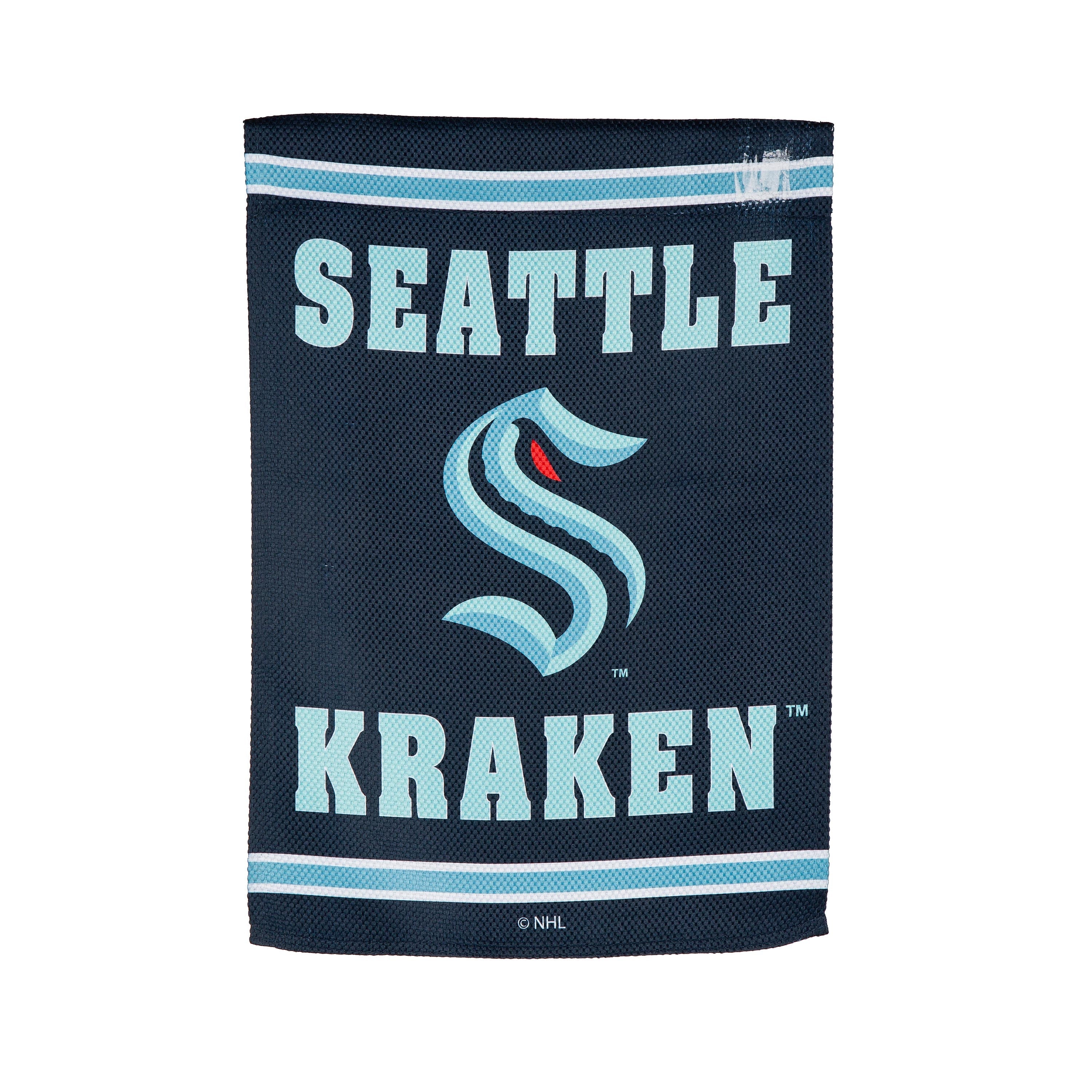 Embossed Suede Flag, GDN Size, Seattle Kraken