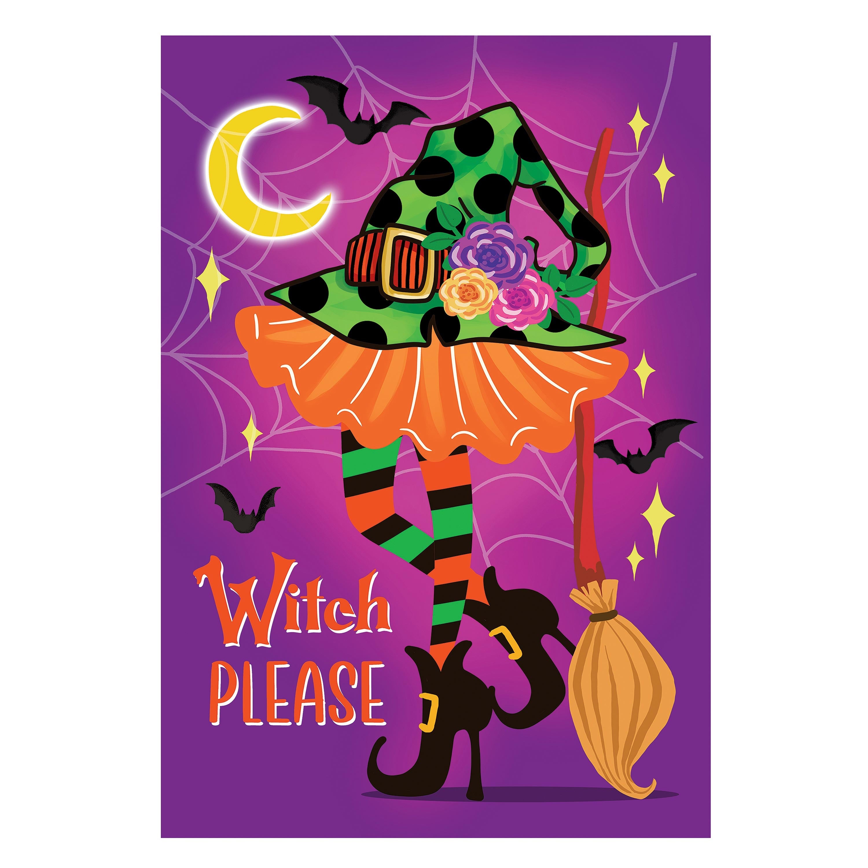 Witchy Please Suede House Flag