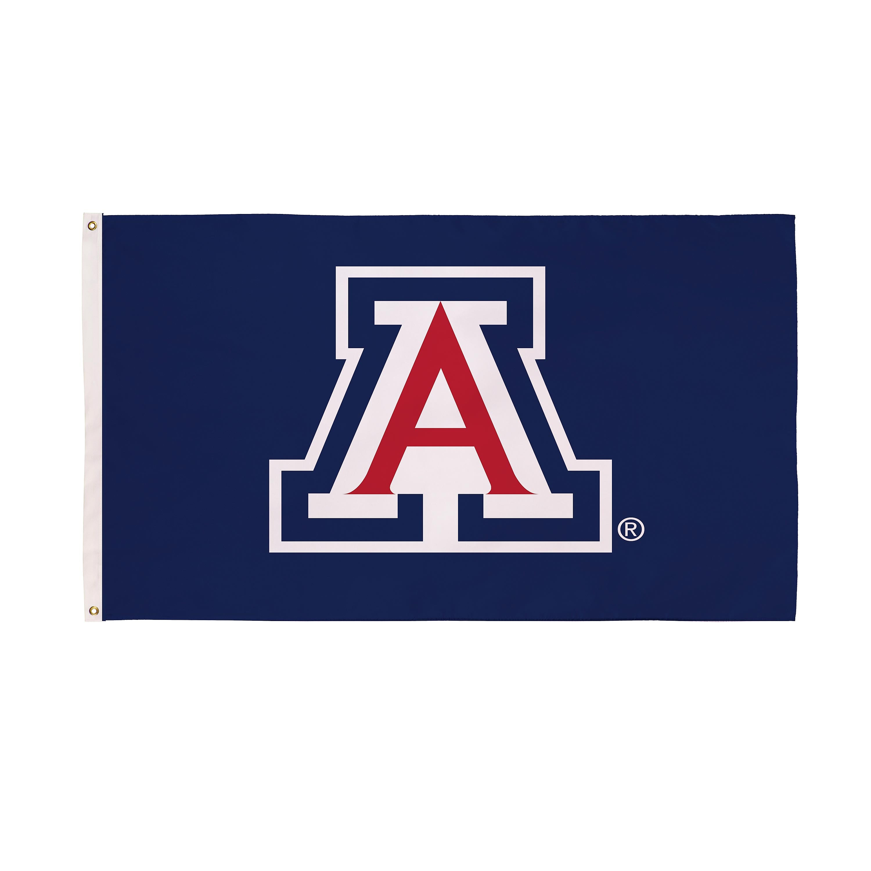 University of Arizona Single Sided Flag w/ 2 Grommets, 3'x5'
