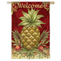 Welcome Pineapple Regular Sub Suede Flag