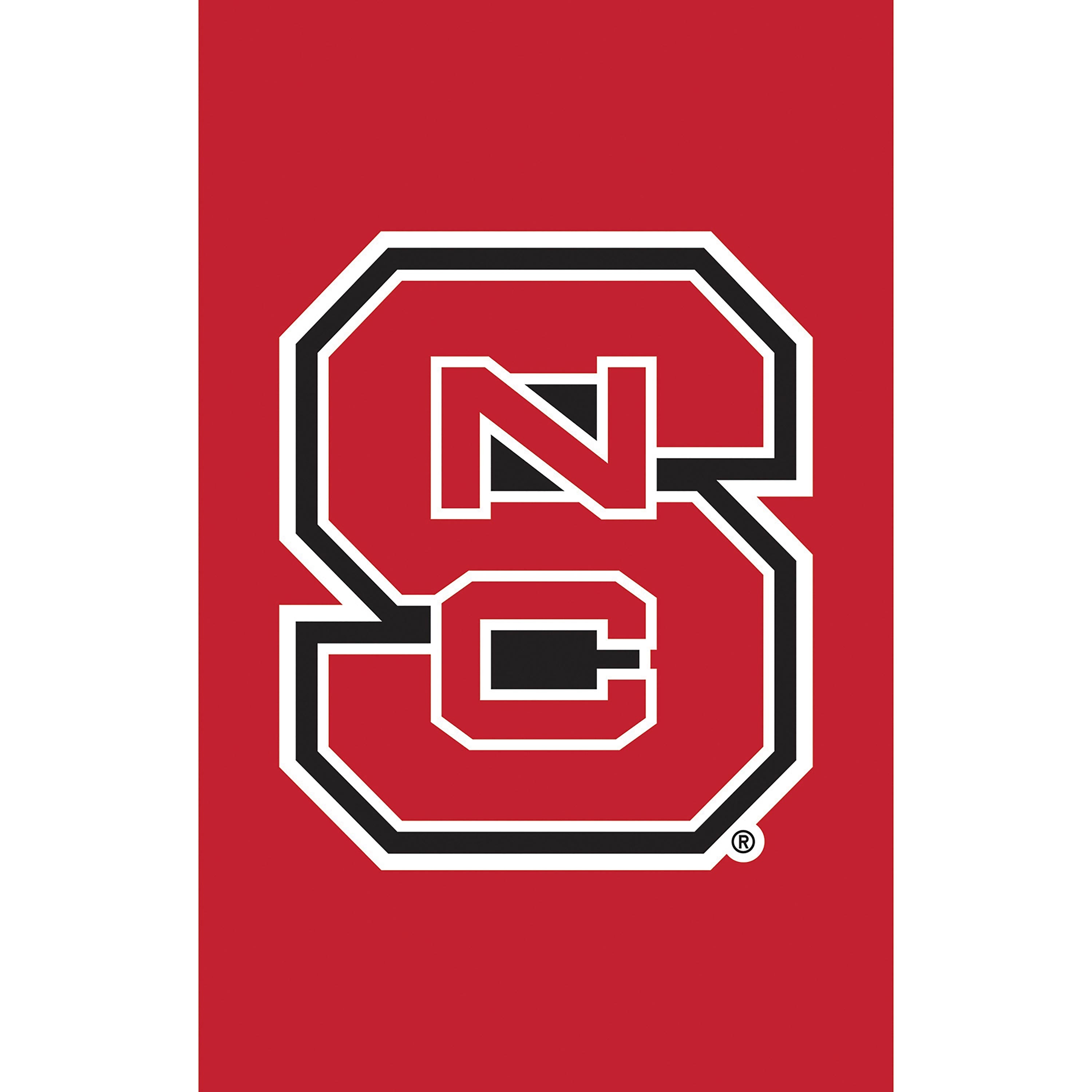 North Carolina State University Applique House Flag