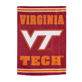 Virginia Tech Embossed Suede House Flag