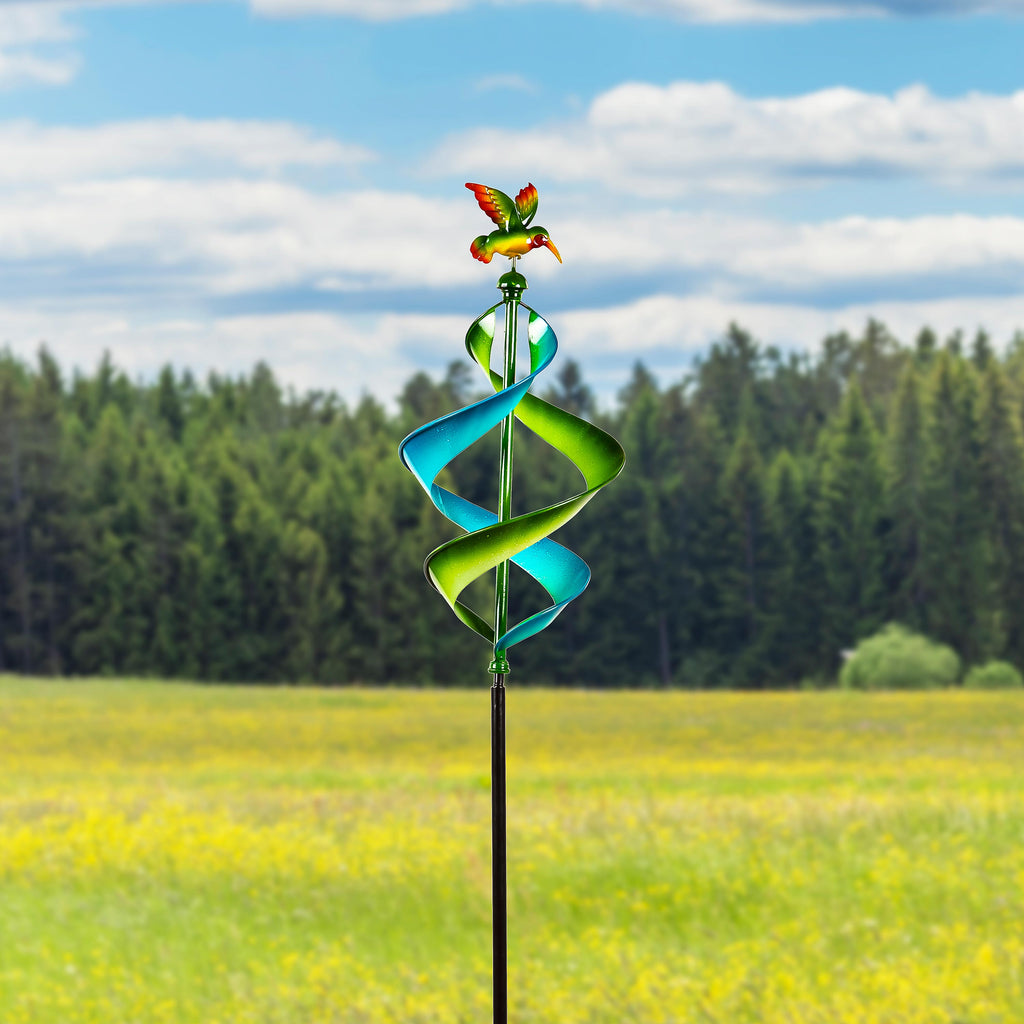 70"H Bird Spiral Wind Spinner