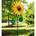 Hillside Pasture Wind Spinner, Sunflower Statement Wind Spinner, 75"H