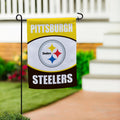 Pittsburgh Steelers Suede Garden Flag
