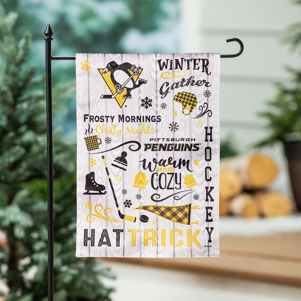 Pittsburgh Penguins, Moire Flag, GDN, Fall Seasonal