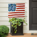 American Classic Blooming Americana Yard Sign, Flag, 24"x18"