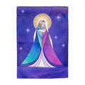 Holy Family Suede Garden Flag