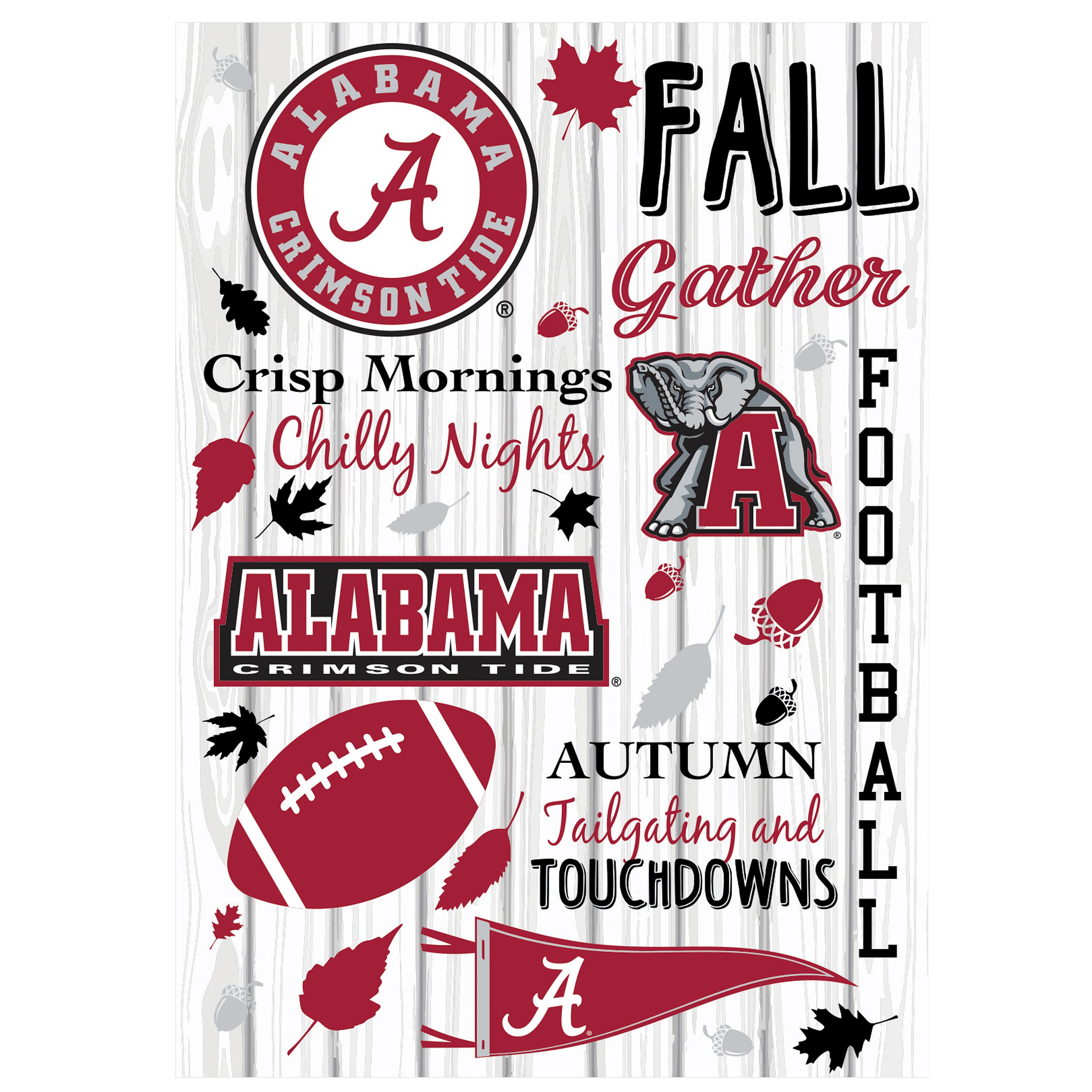 University of Alabama, Moire Flag, House Size, Fall Seasonal