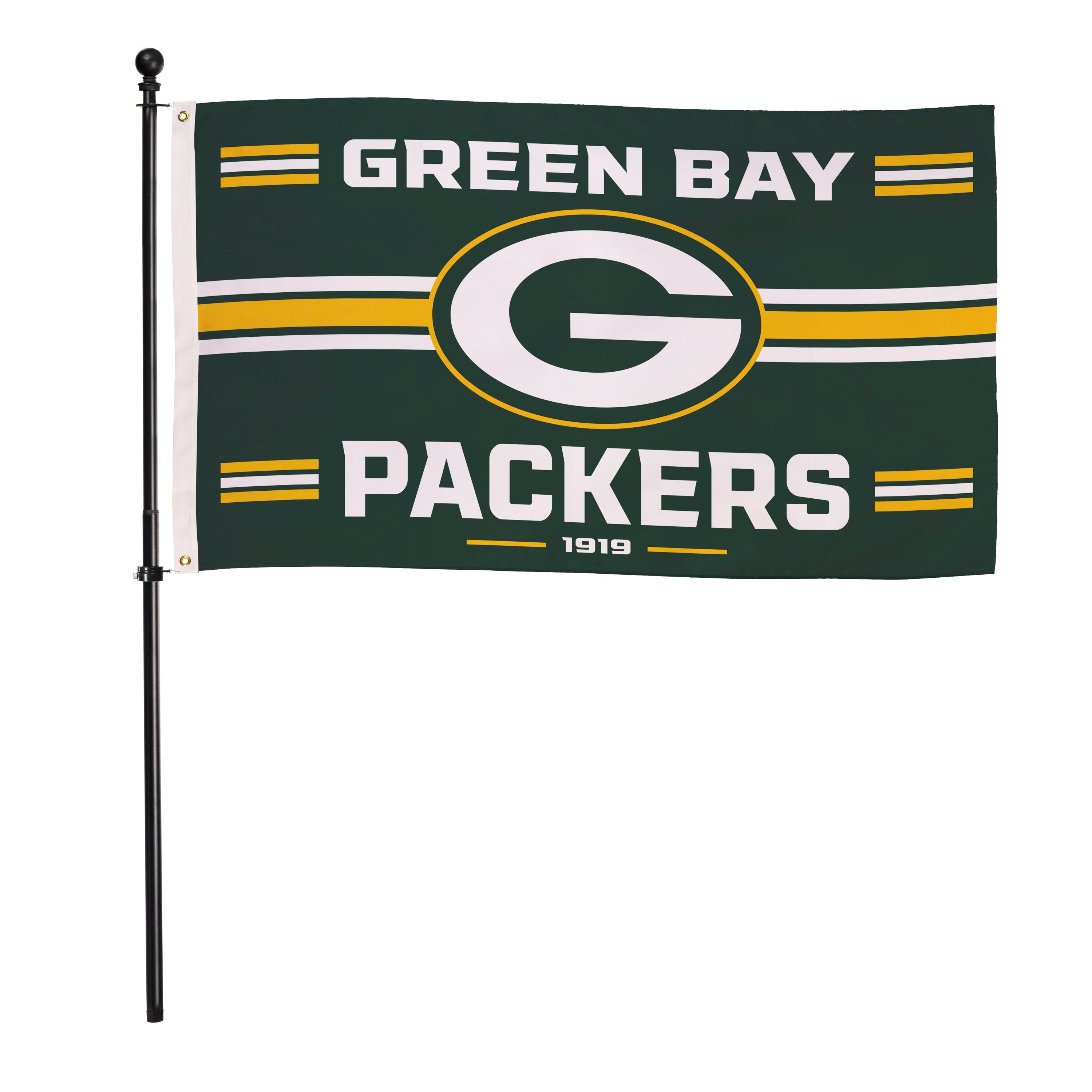 Green Bay Packers Single Sided Estate Flag with 2 Grommets, 3'x5'