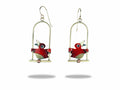 Swing Set Earrings by Chickenscratch