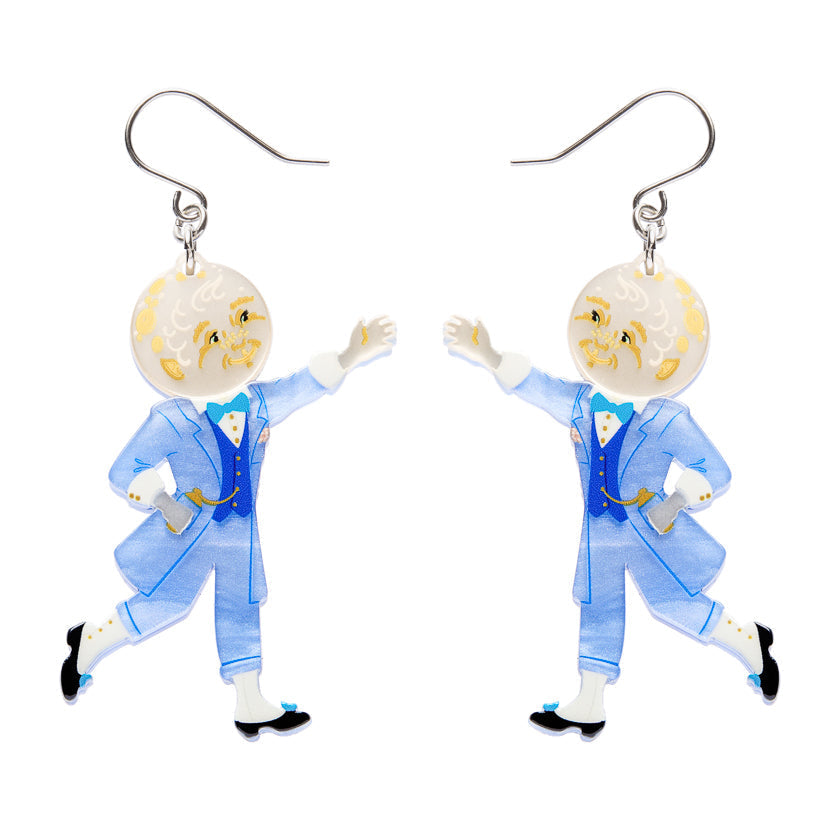 Moonface Drop Earrings by Erstwilder