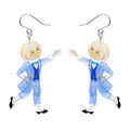 Moonface Drop Earrings by Erstwilder