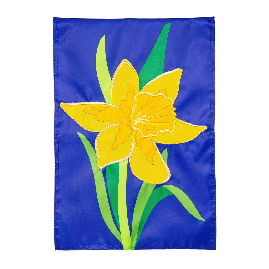 Daffodil Basic Applique Garden Flag