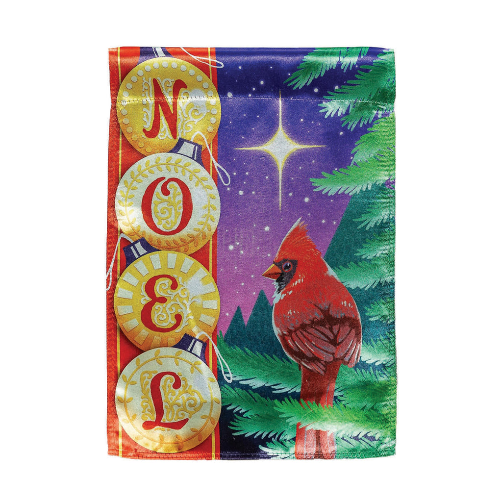 Noel Cardinal Lustre Garden Flag