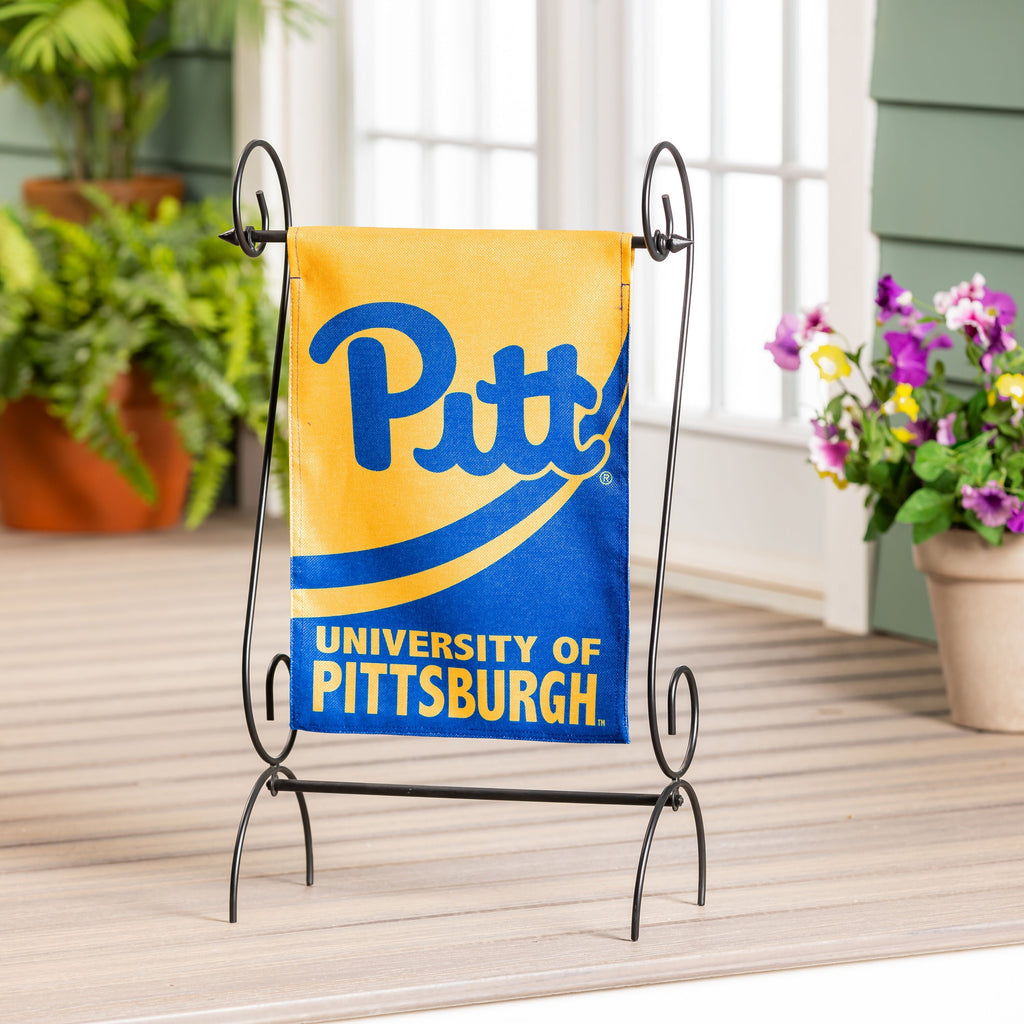 University of Pittsburgh Burlap Flag GDN Size